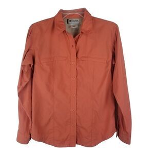 COLUMBIA SPORTSWEAR COMPANY. WOMANS SIZE S. LIGHT ORANGE.